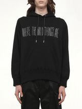 WHERE THE WILD THINGS ARE Logo Hoodie in Black