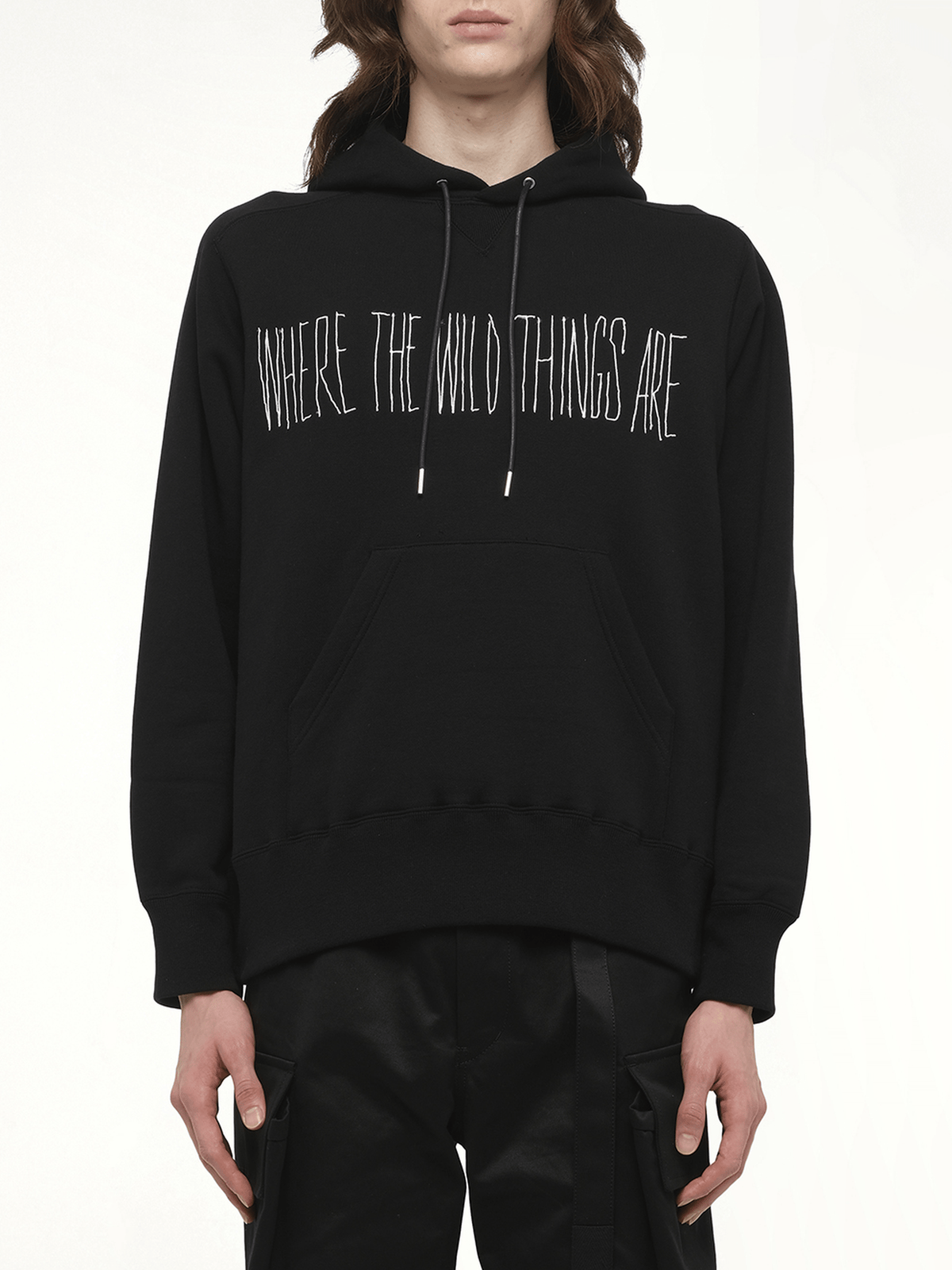 WHERE THE WILD THINGS ARE Logo Hoodie in Black