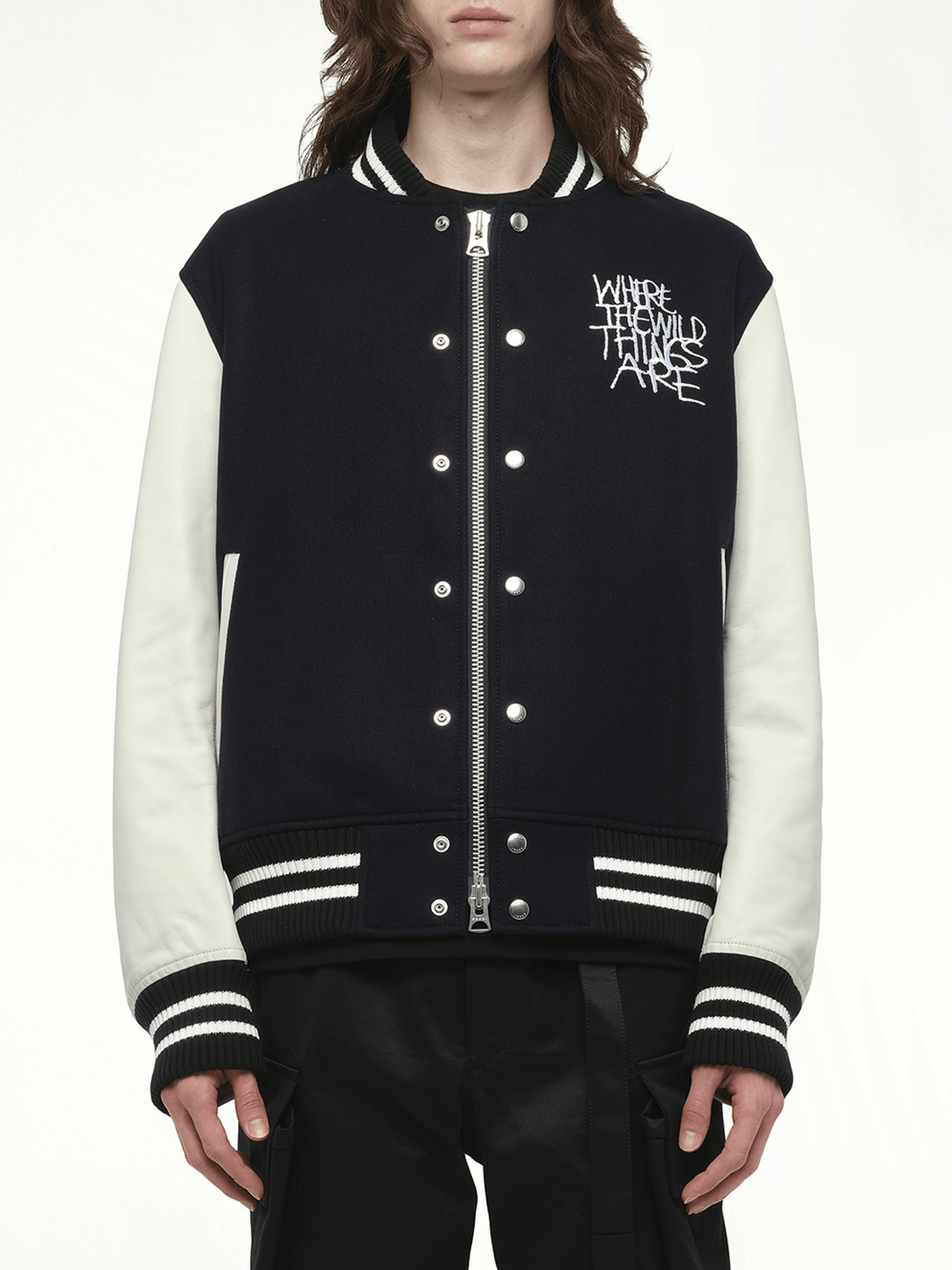 WHERE THE WILD THINGS ARE Blouson in Navy/Off White