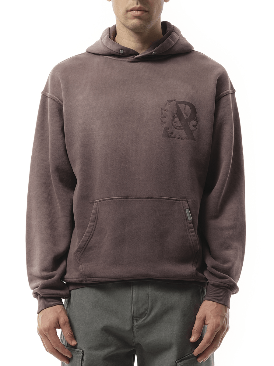 Represent Represent X Belstaff Outline Phoenix Hoodie in Plum
