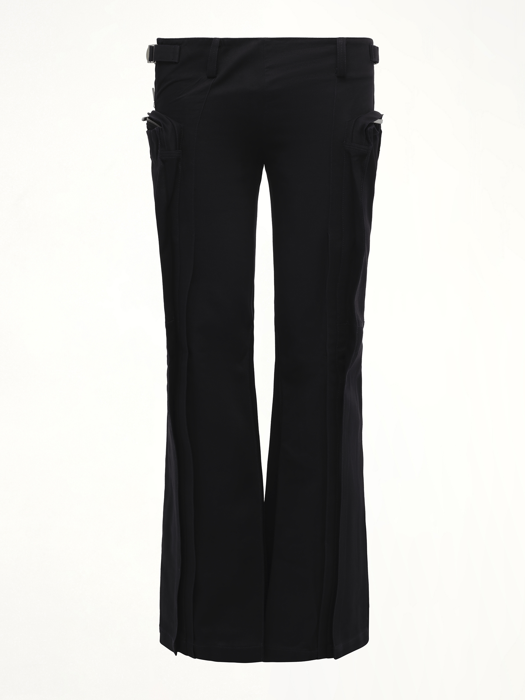 Flared Cargos in Black