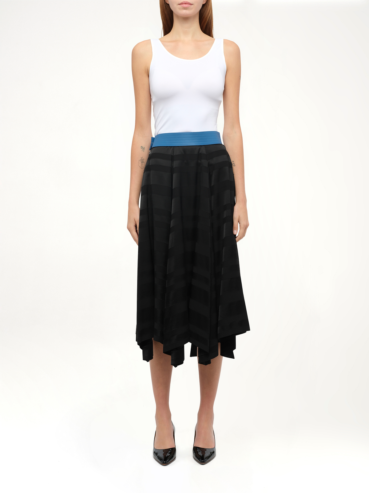 Asym Skirt in Black