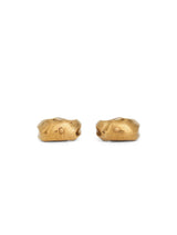 Olivia Medium Hoop Earrings in Antique Gold