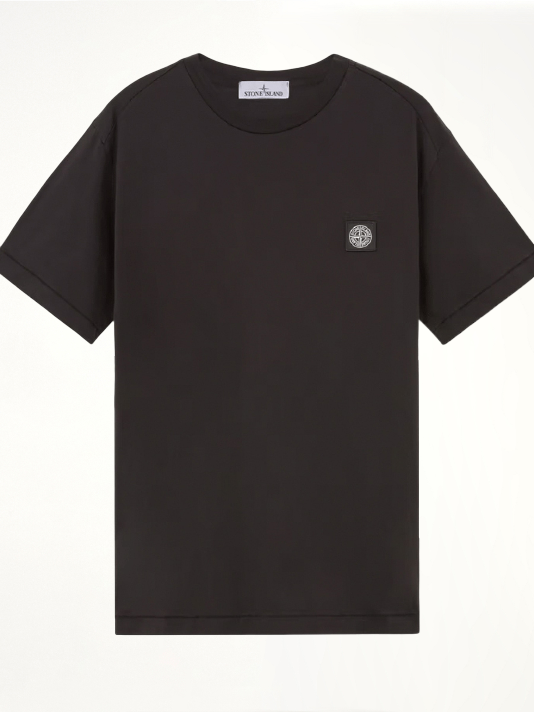 Stone Island Logo Patch T-Shirt in Black