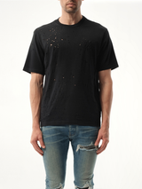 MA Shotgun Embroidered T-Shirt in Black