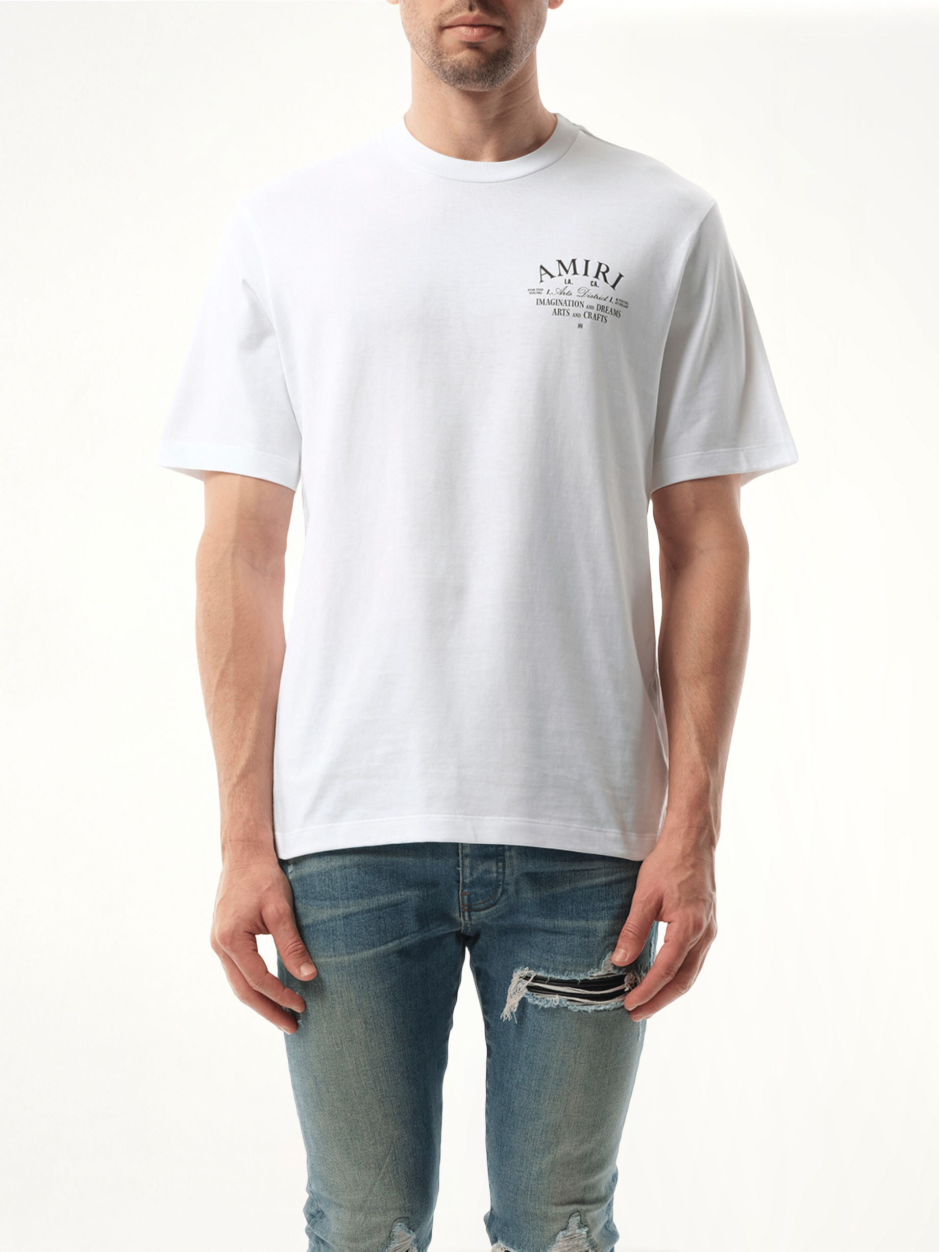 Amiri Arts District T-Shirt in White
