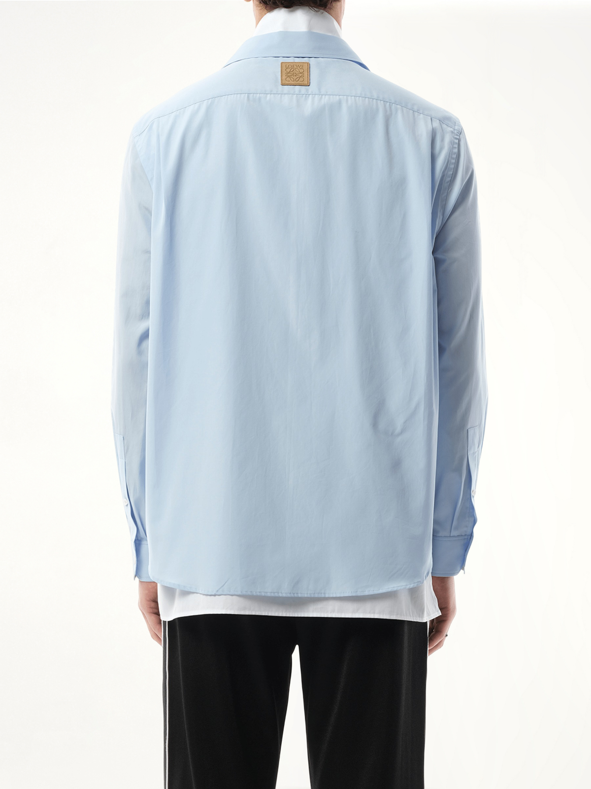 Hybrid Shirt in Light Blue/White