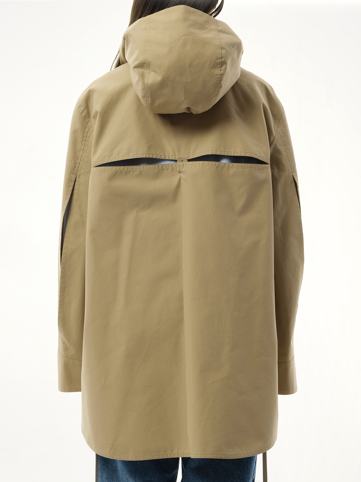 Hooded Anagram Parka in Sweet Caramel