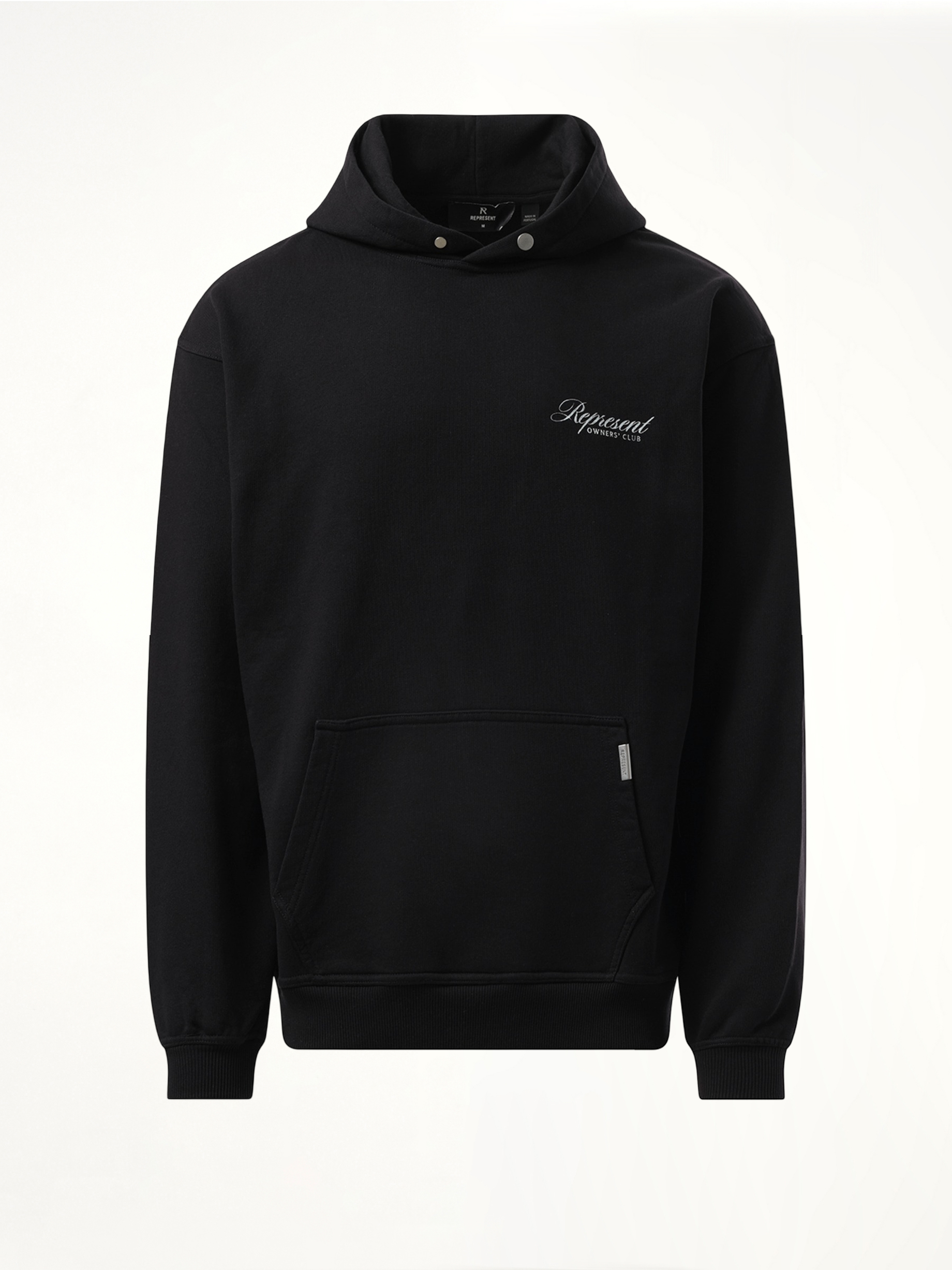 Represent Owners Club Script Hoodie in Black