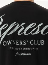 Represent Owners Club Script T-Shirt in Black