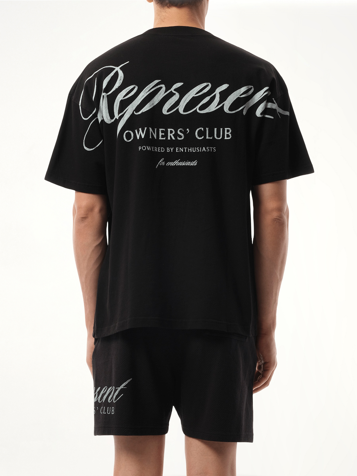Represent Owners Club Script T-Shirt in Black