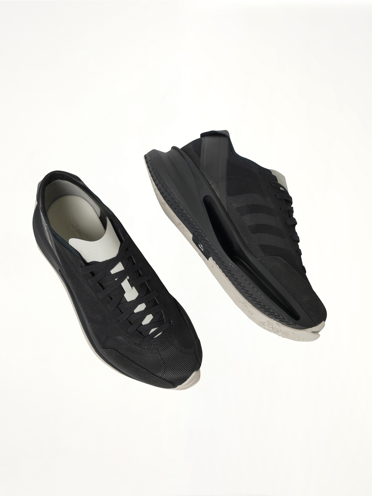 Y-3 S-Gendo Run in Black Top View | Y-3