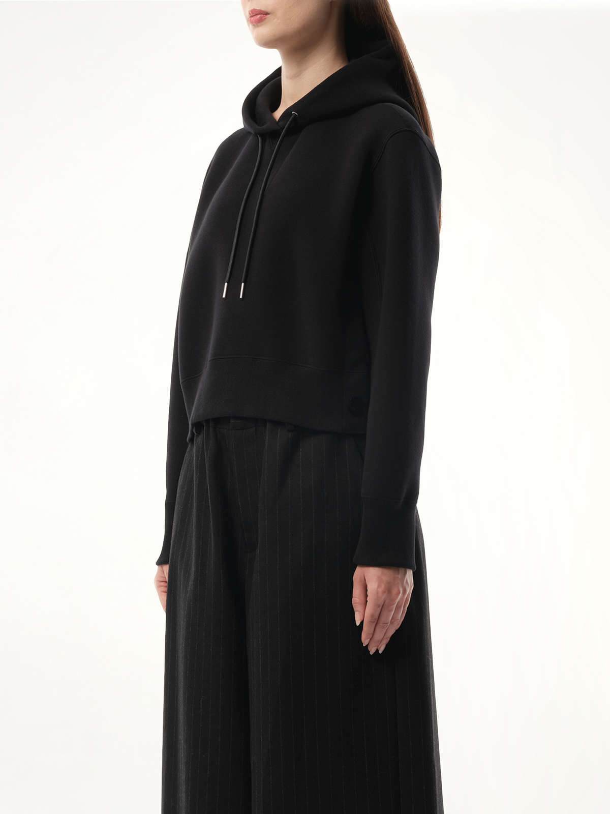 S Sponge Sweat Hoodie in Black