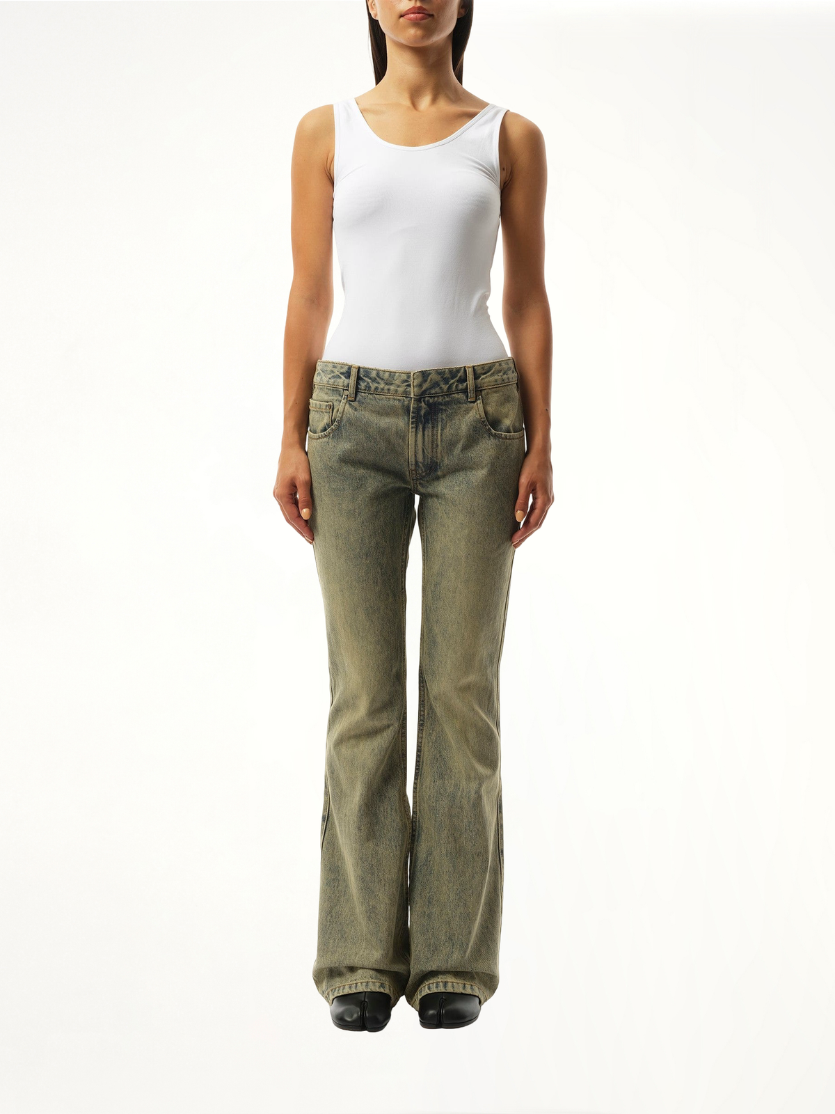 Slim-Flared Jeans in Surfacewave