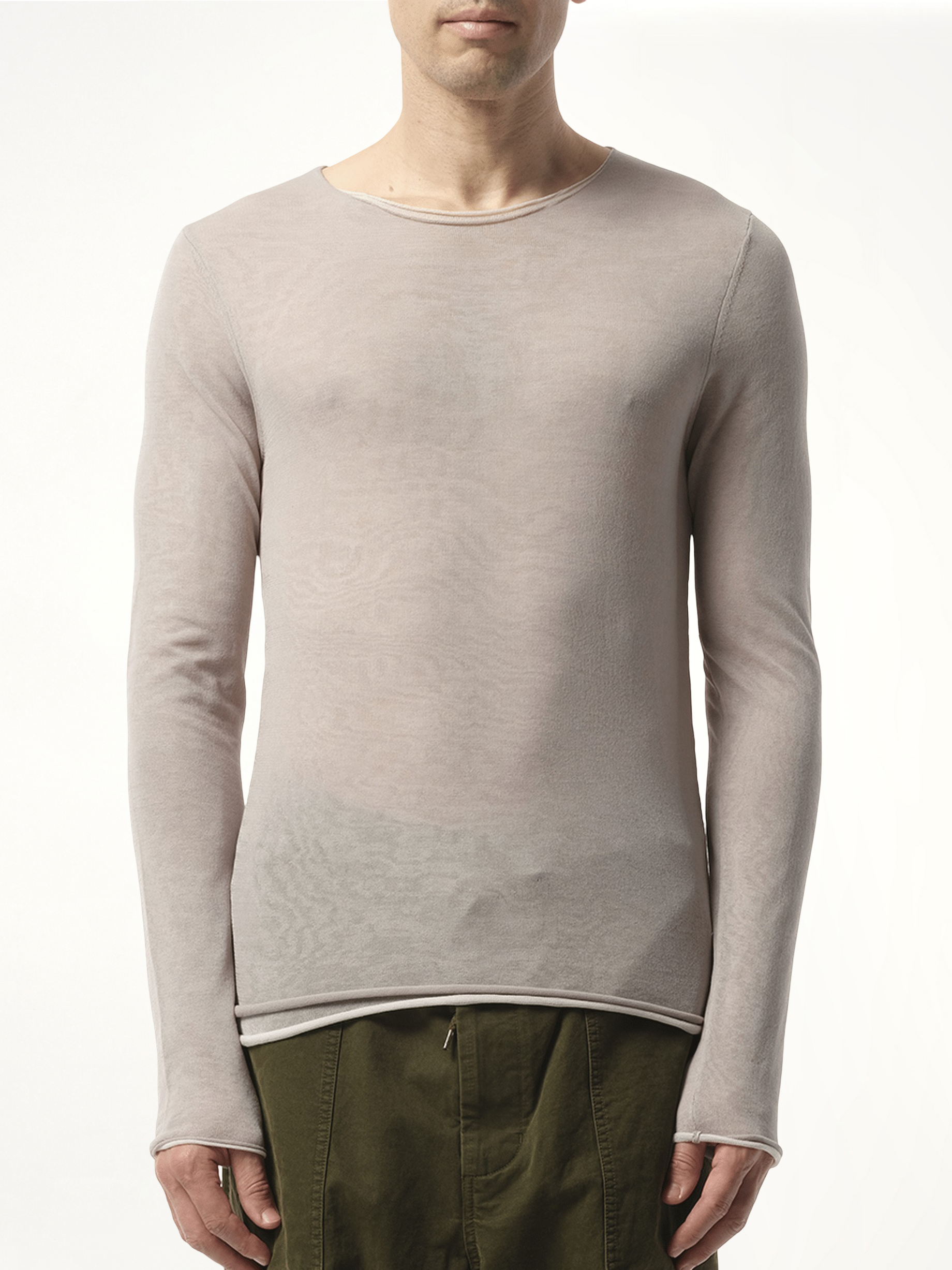 Duplex Knit Sweater in Marble