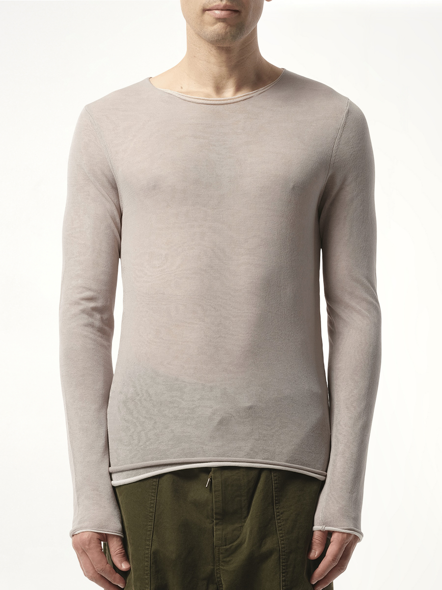 Duplex Knit Sweater in Marble