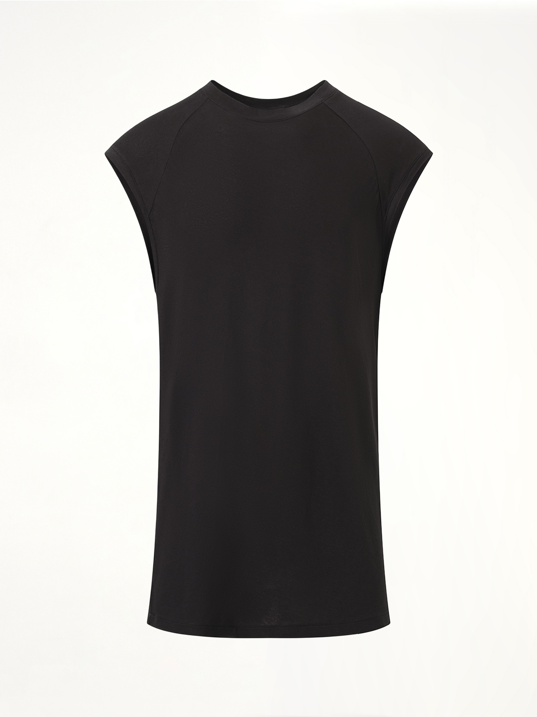 Long Tank Top in Soot