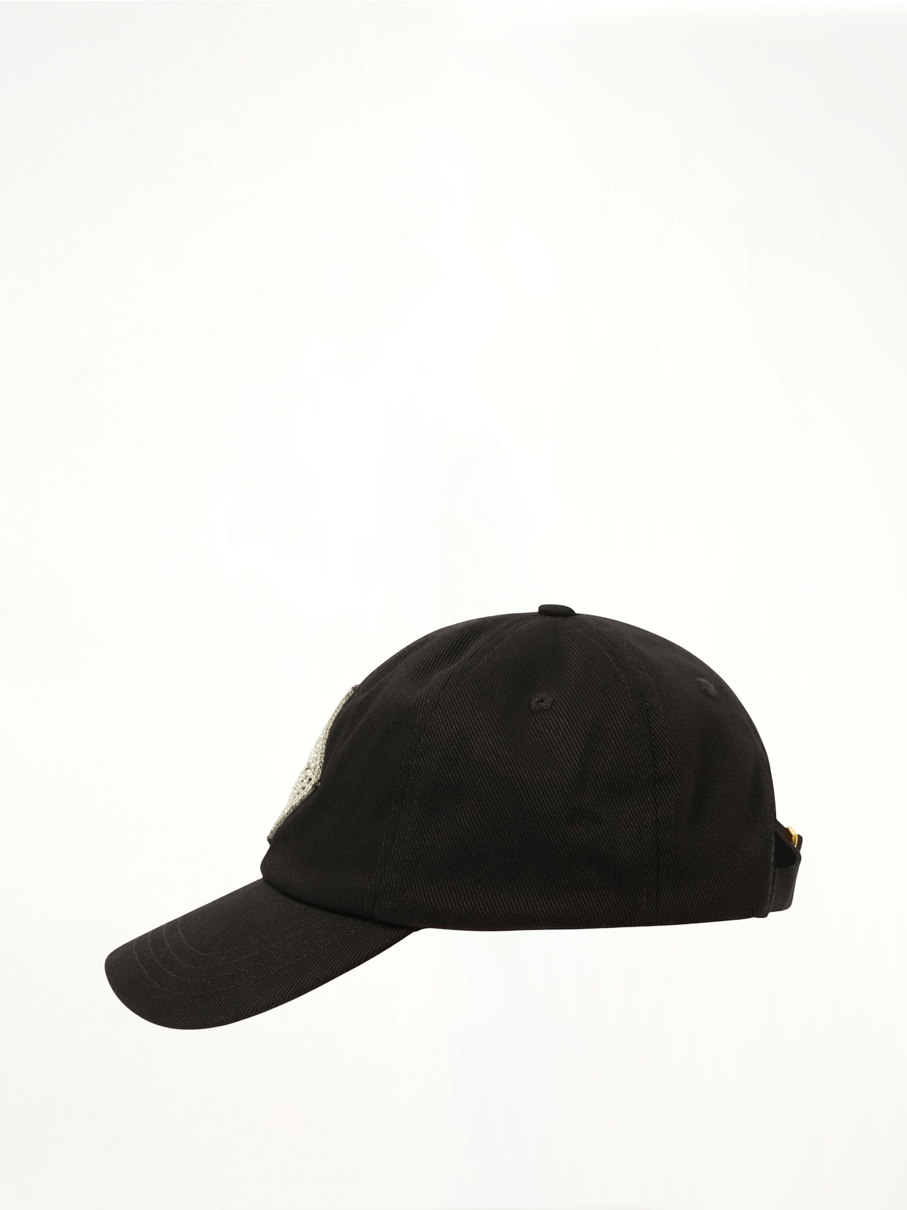 Pearl Diamond CC Patch Cap in Black