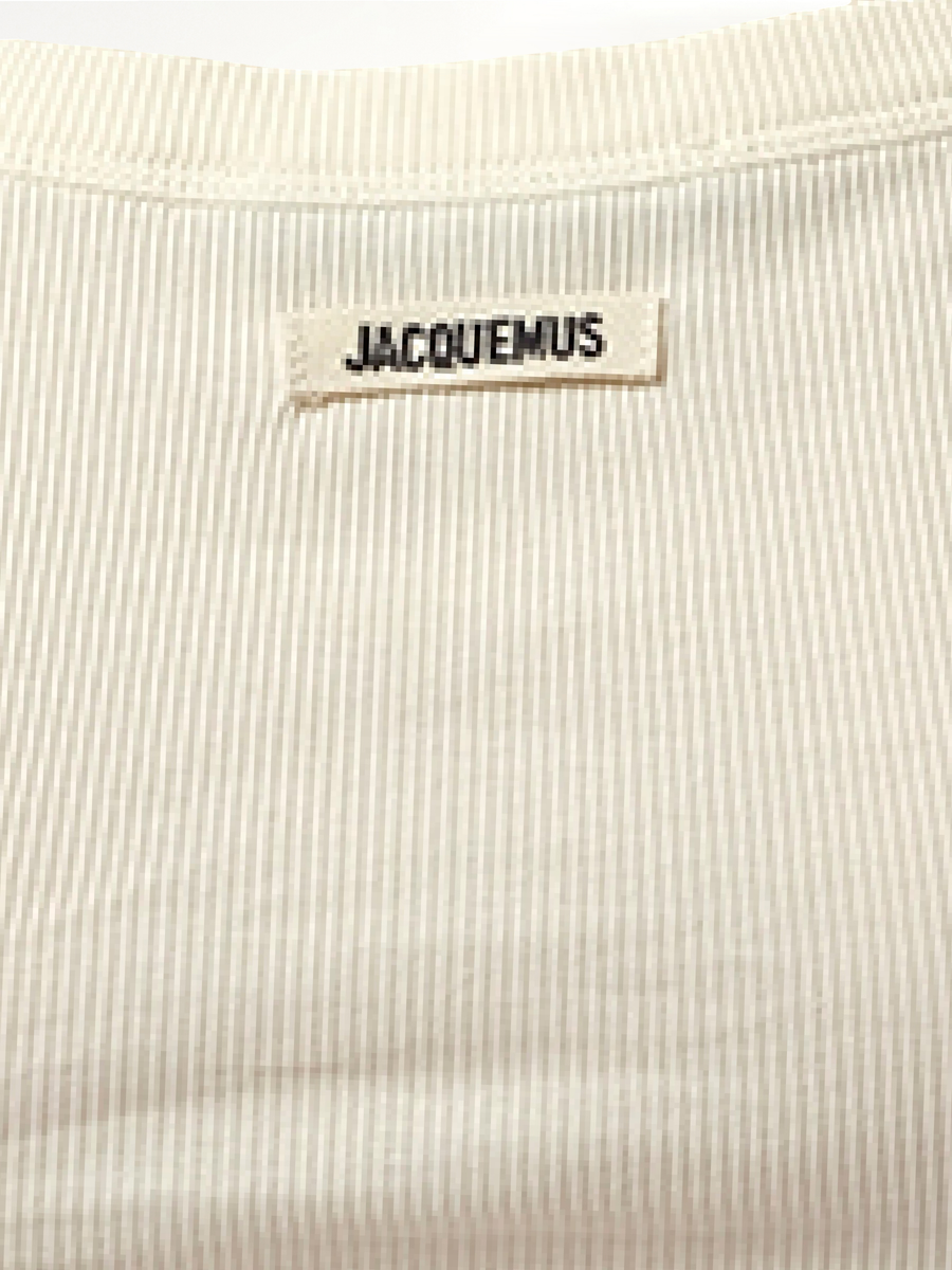 Le Debardeur Gros Grain in White