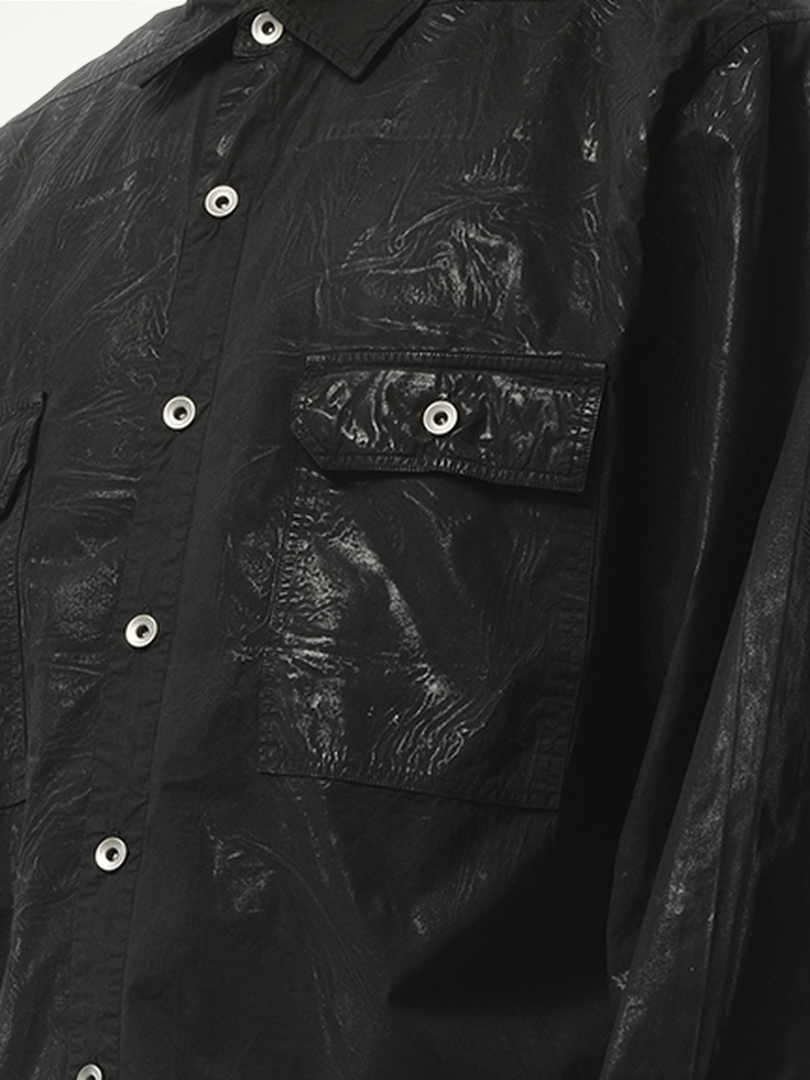 Denim Jumbo Outershirt in Black
