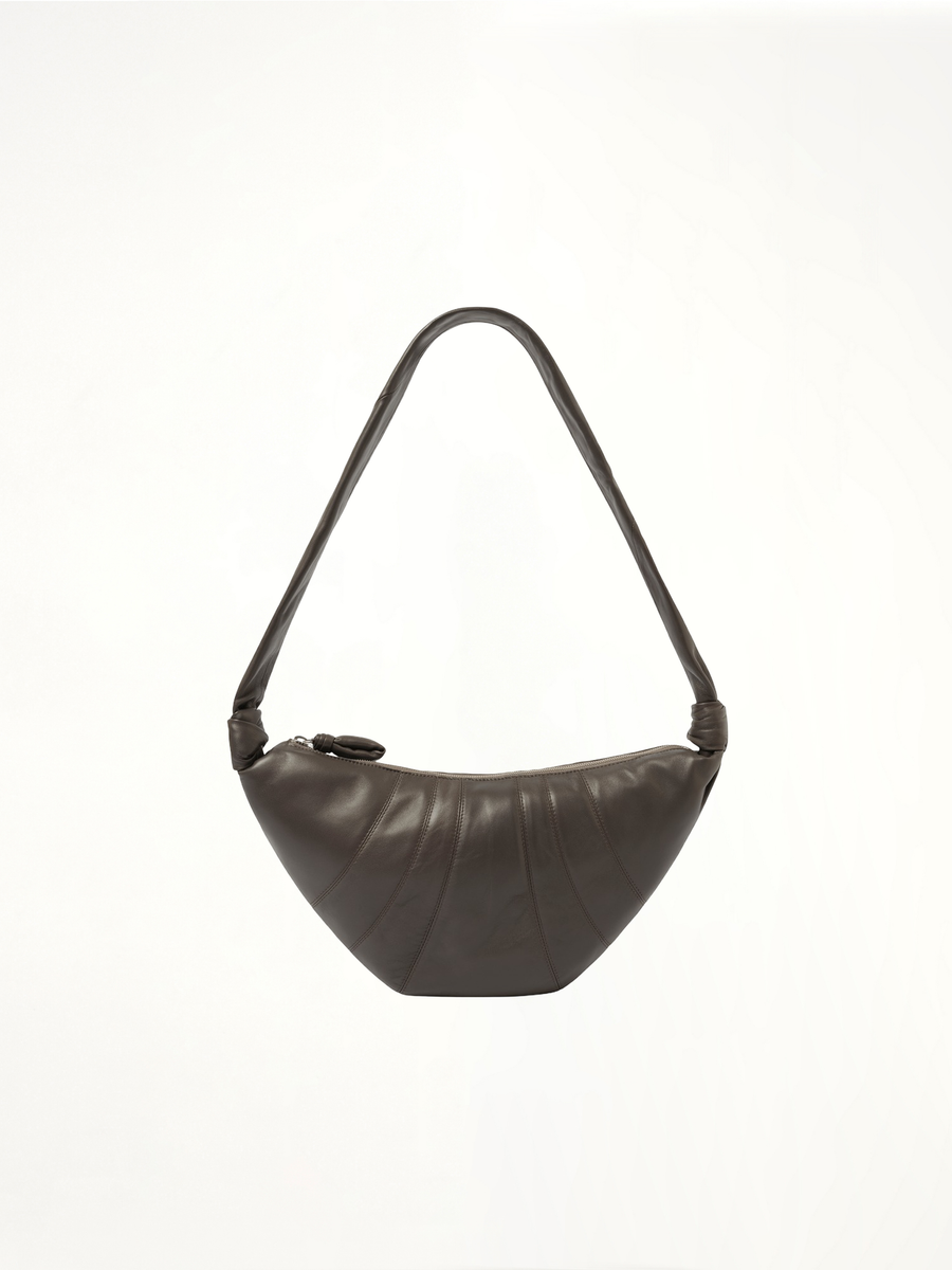 Medium Croissant Bag in Mink