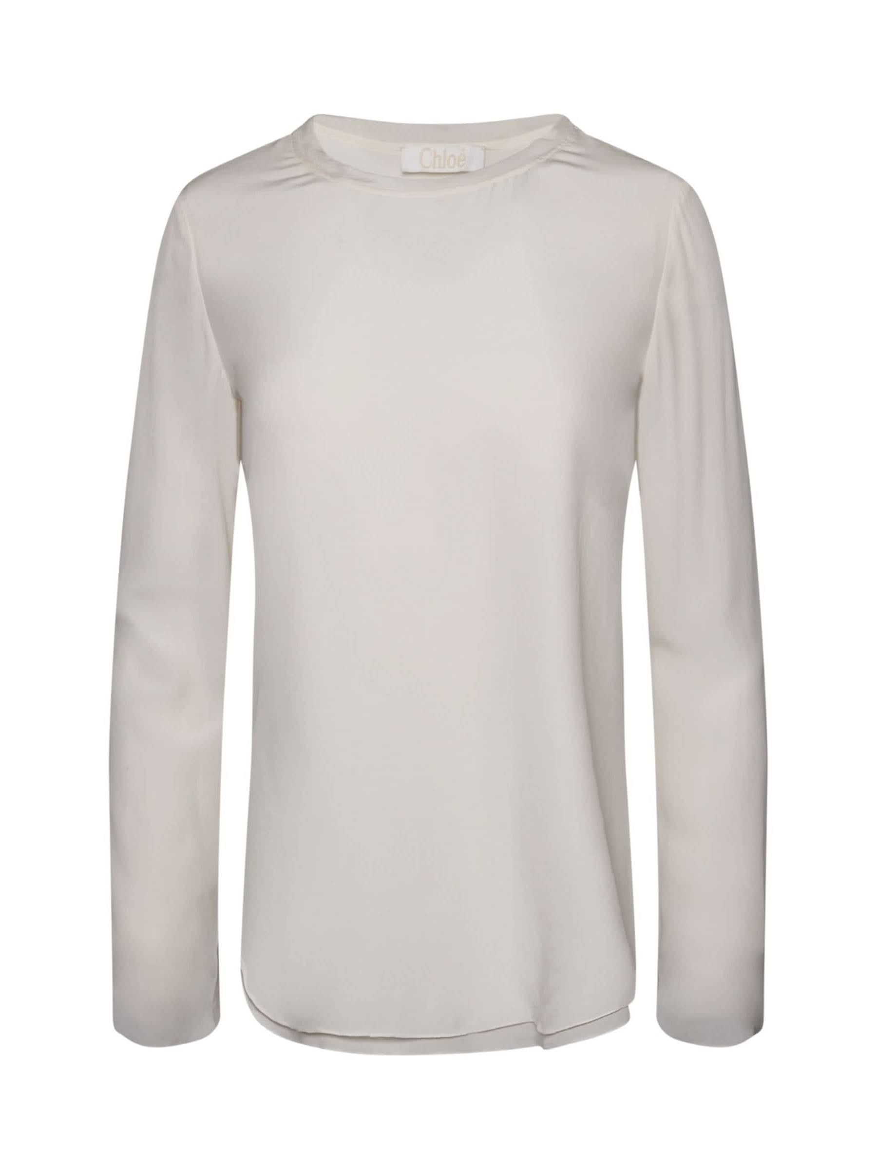 Long Sleeve Top in White