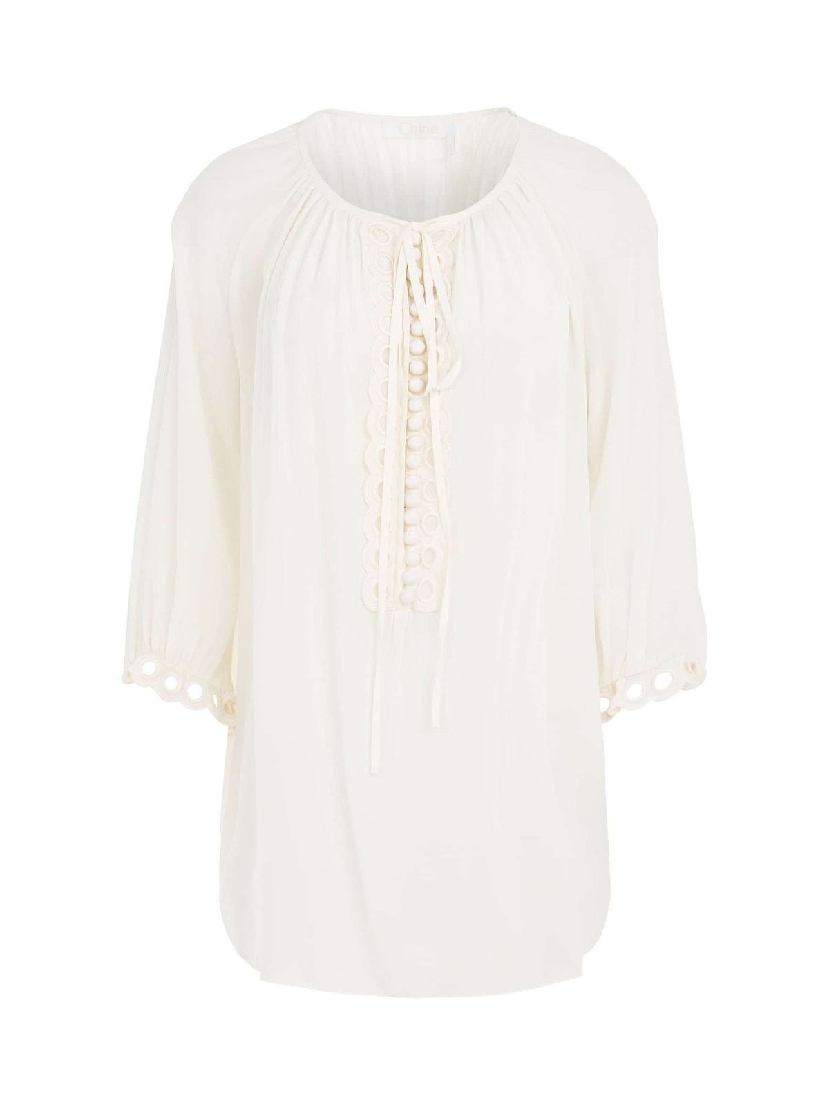 Long Sleeve Top in Milk