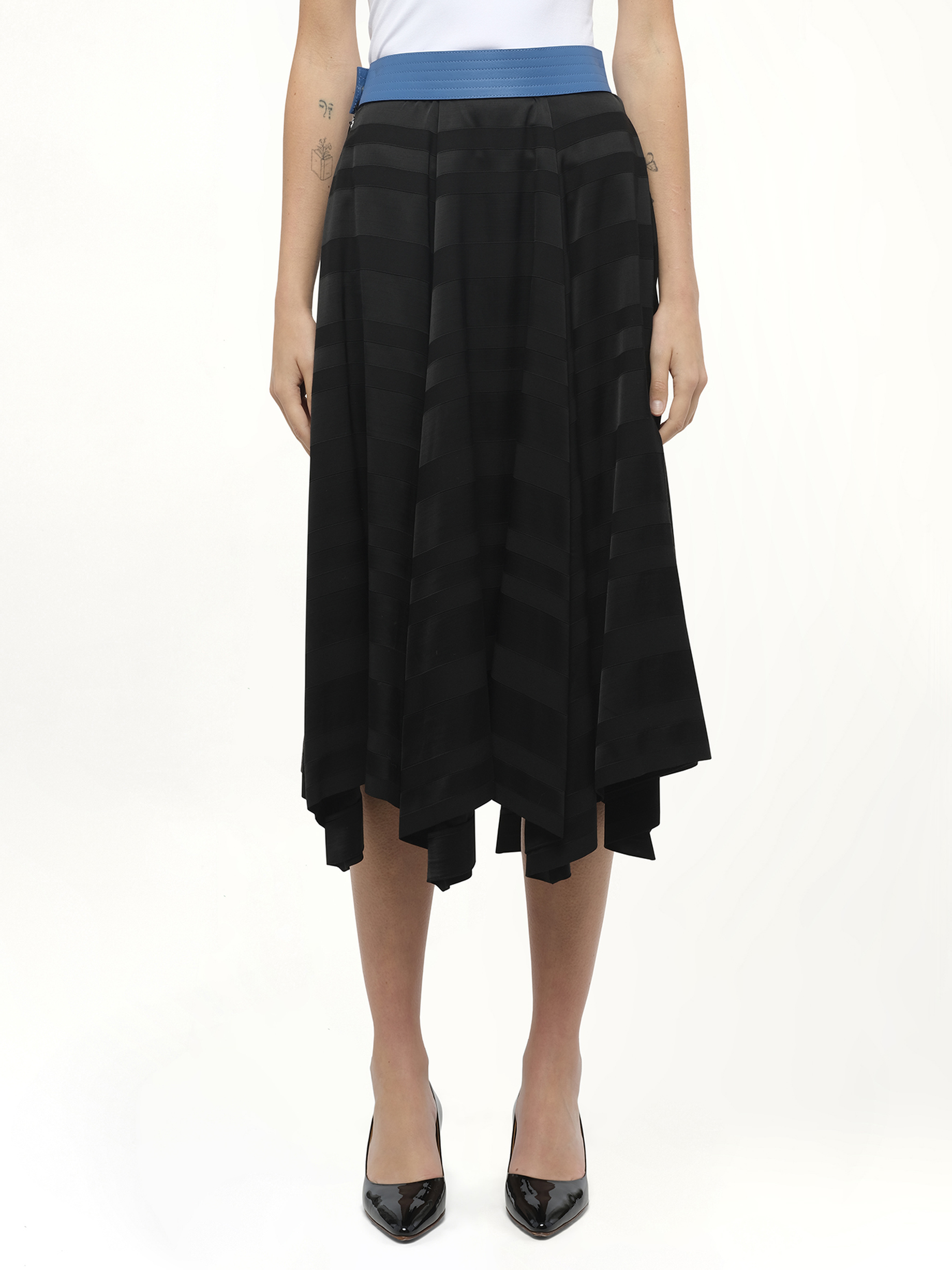 Asym Skirt in Black