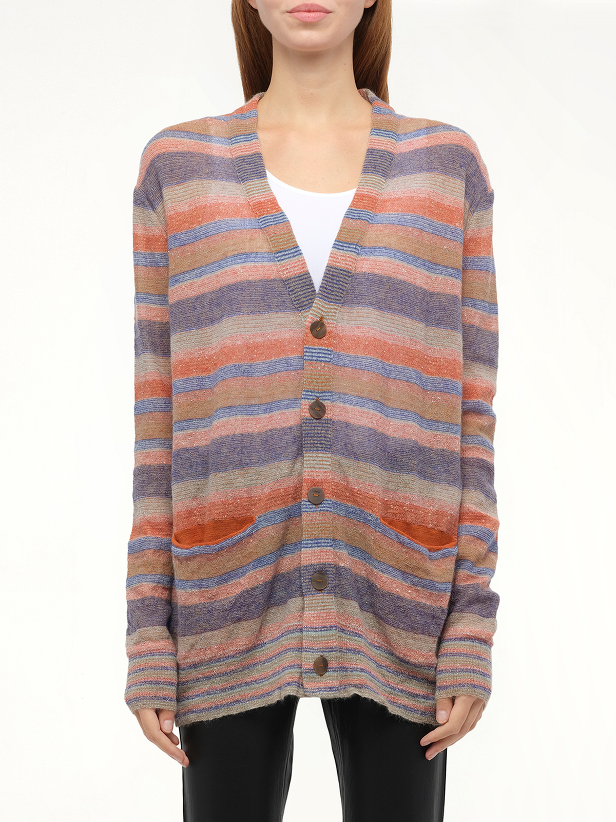 Loewe x Paula Stripe Cardigan in Multicolour
