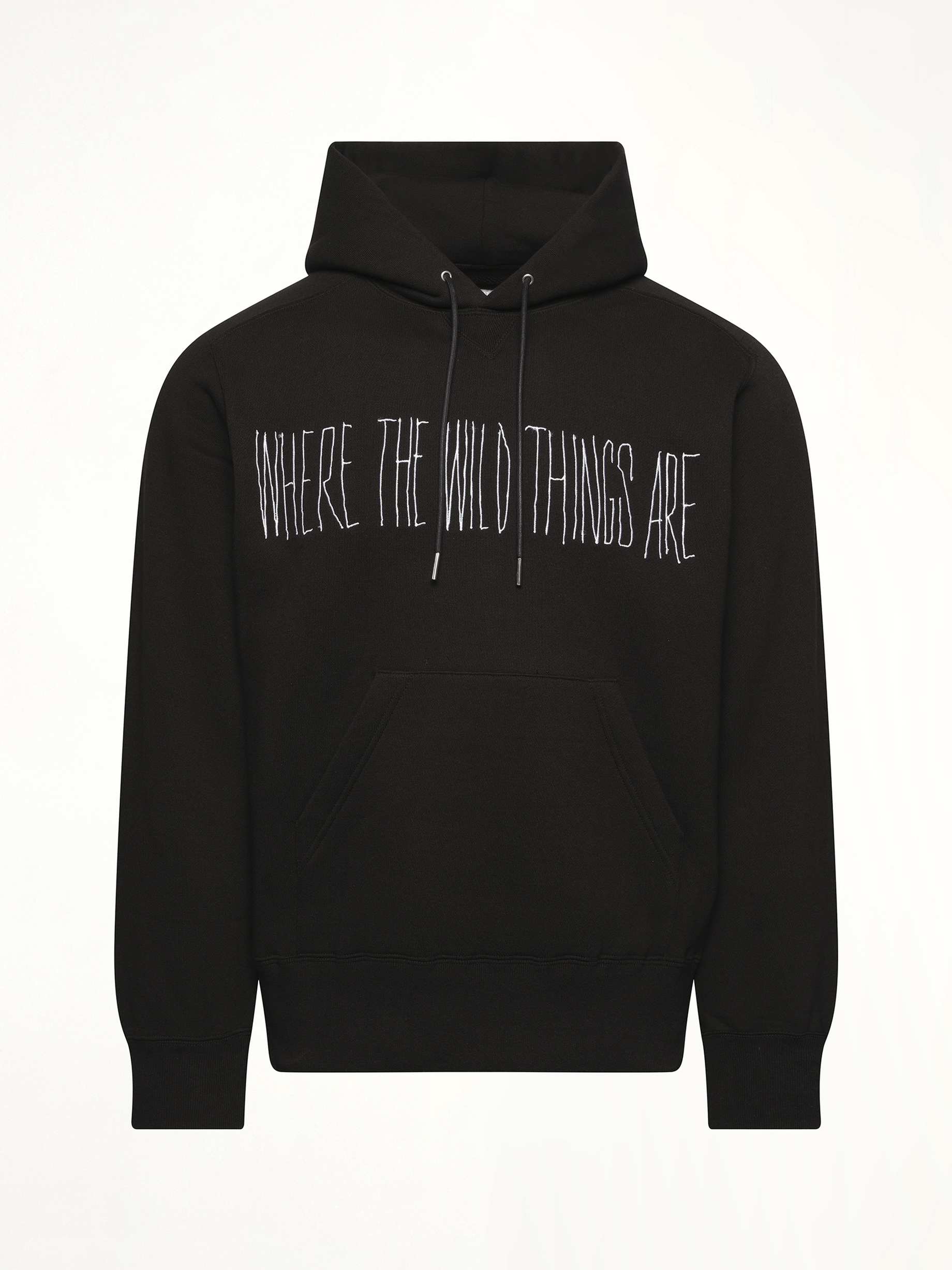 WHERE THE WILD THINGS ARE Logo Hoodie in Black