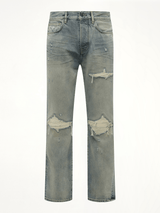 Suede Straight MX1 Jeans in Antique Indigo