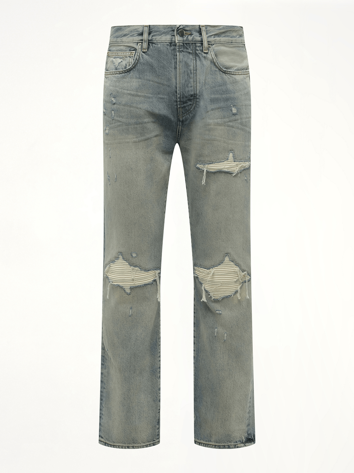 Suede Straight MX1 Jeans in Antique Indigo