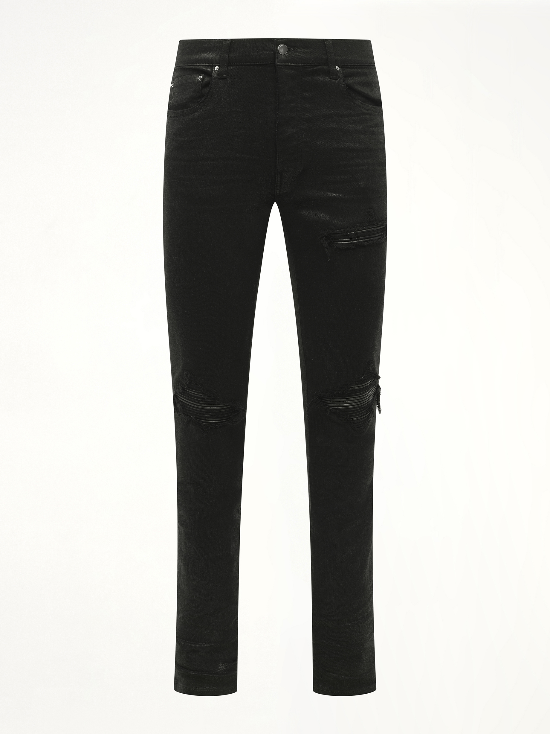 Waxed MX1 Jeans in Black Wax
