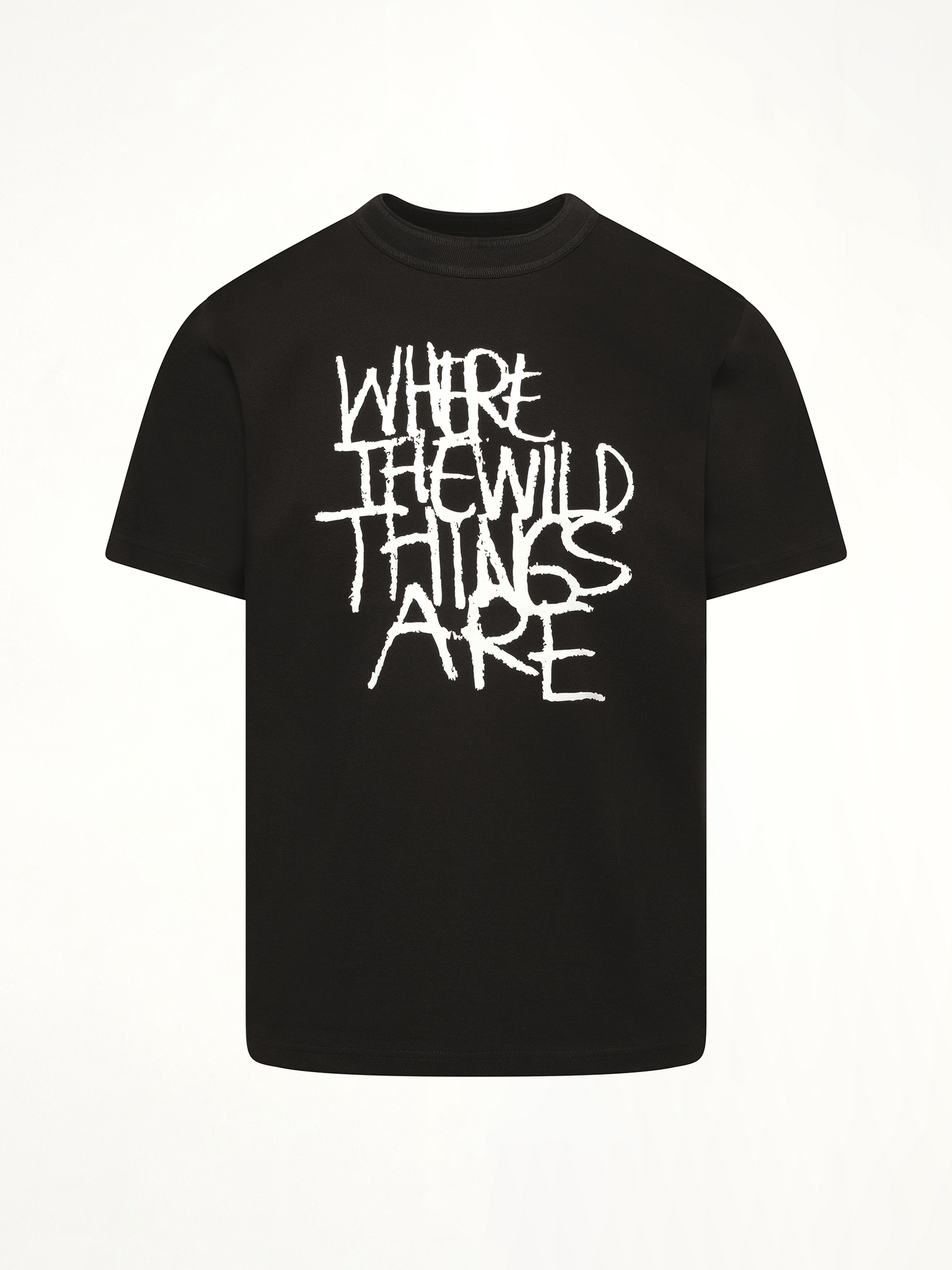 WHERE THE WILD THINGS ARE Logo T-Shirt in Black