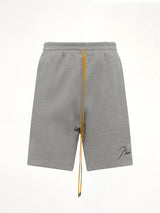 Classique Sweatshort in Heather Grey/Black