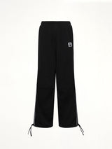 Rhude Mesh Piping Parachute Track Pant in Black/White