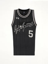 Elite 5 Basketball Jersey in Black