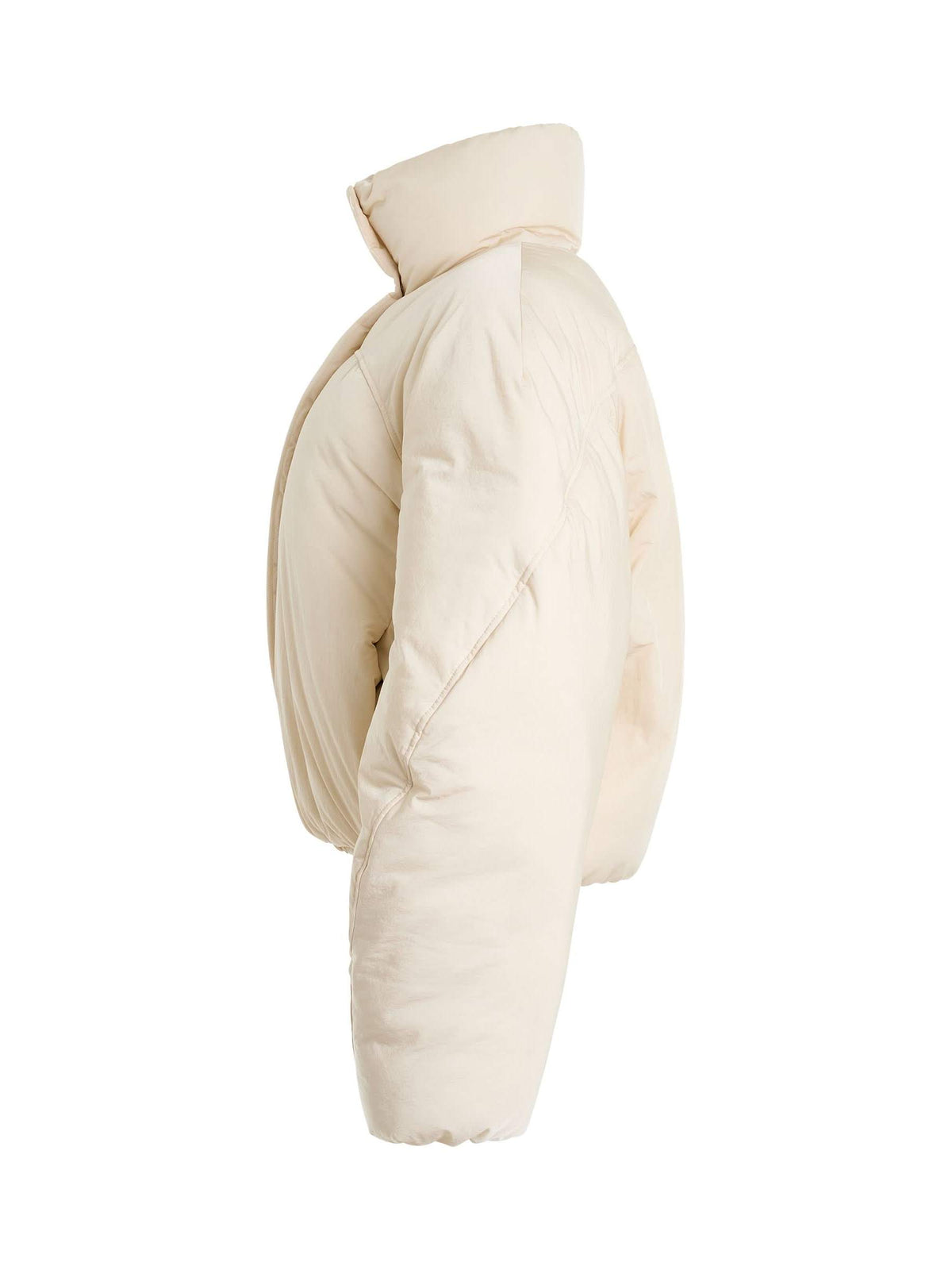 La Doudoune Courte Caraco Jacket in Off White