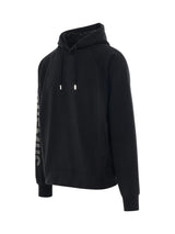Typo Logo Hoodie in Black