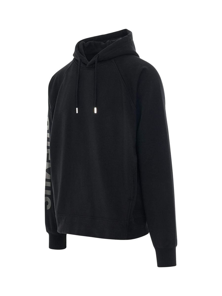 Typo Logo Hoodie in Black