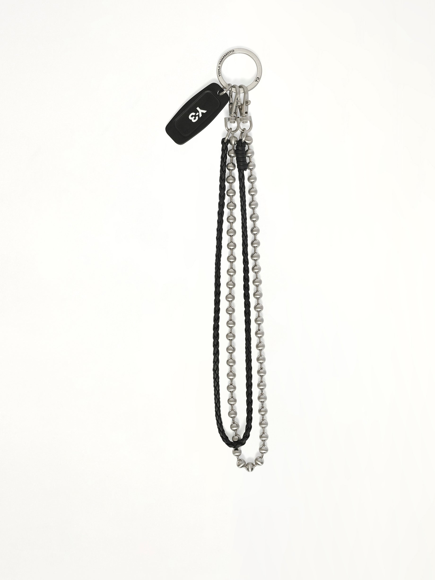 Y-3 Keychain in Black