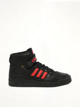 Adidas X Chavarria Forum High in Black/Red Side View | WILLY CHAVARRIA