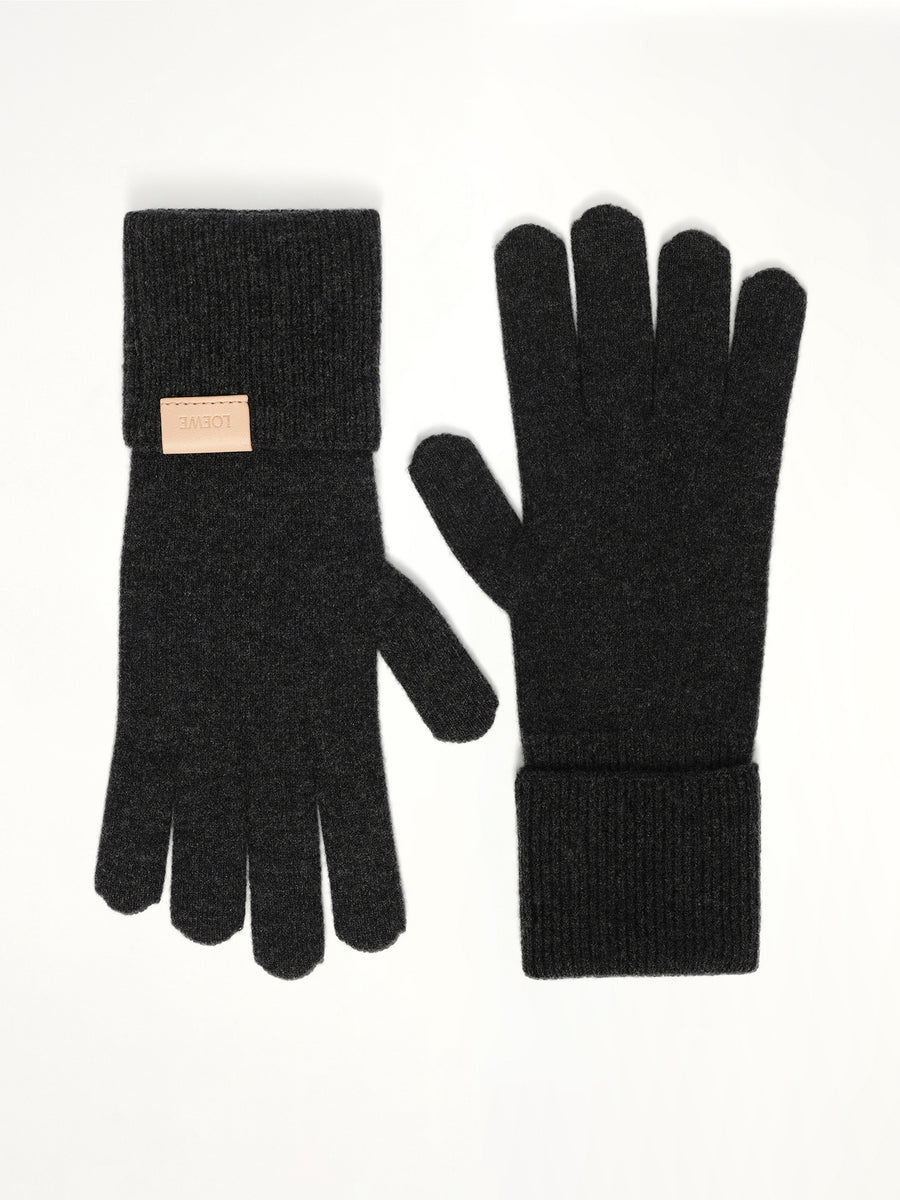Cashmere Gloves in Black