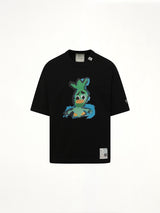 Leon Printed T-Shirt in Black