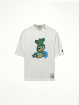 Leon Printed T-Shirt in White