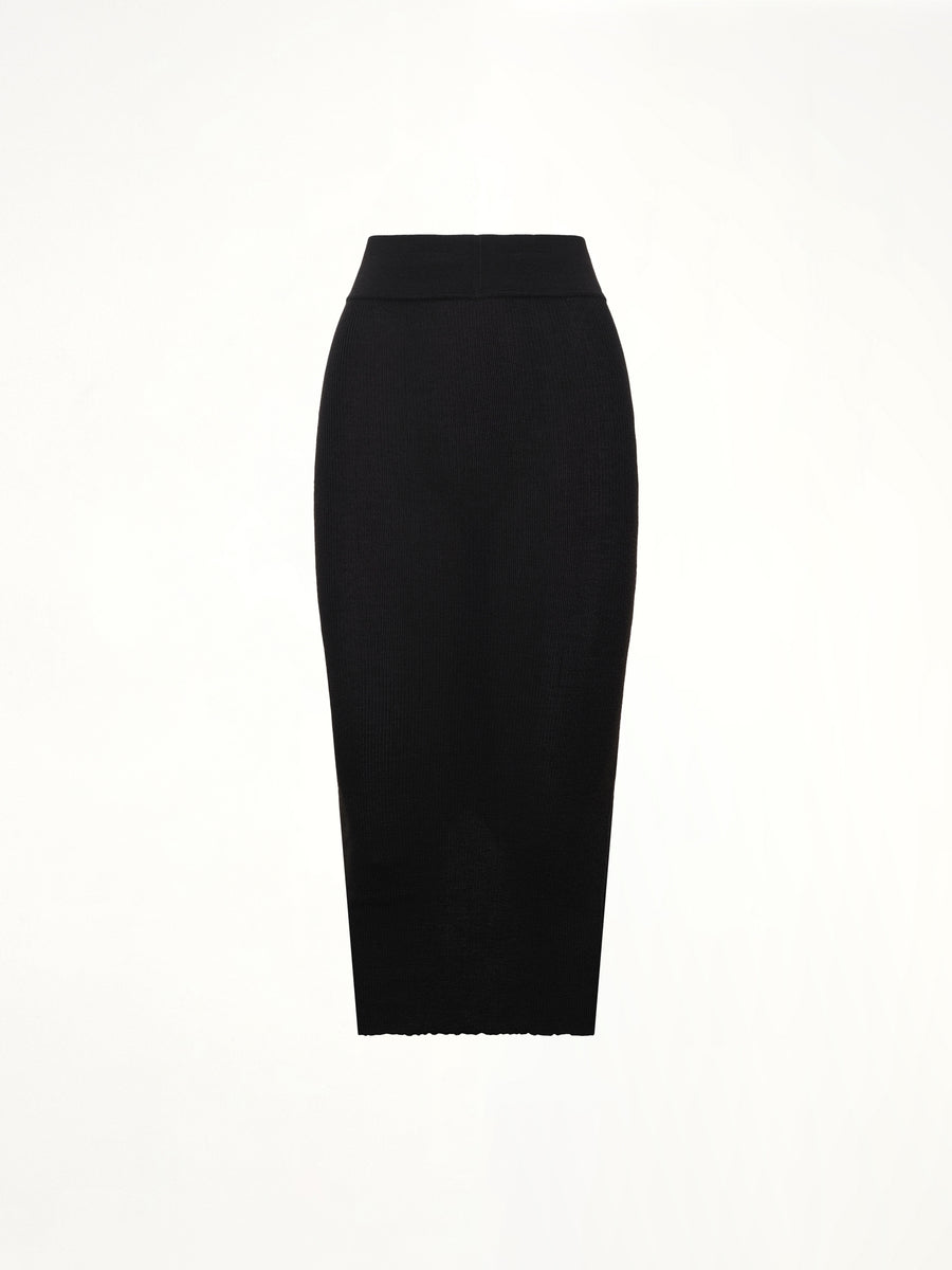 Calf Skirt Motivo in Black
