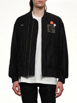 You Don'T Know Me Blouson in Black