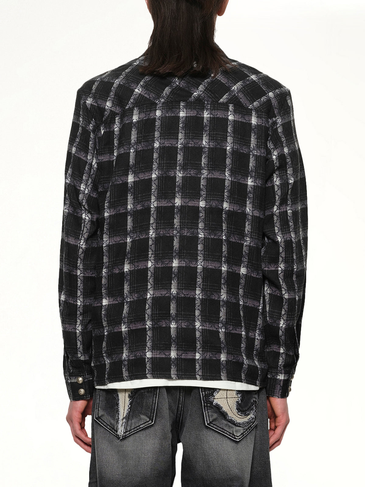 TC All Over Pattern Shirt in Black