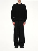 Ut Knit Crew Sweater in Black