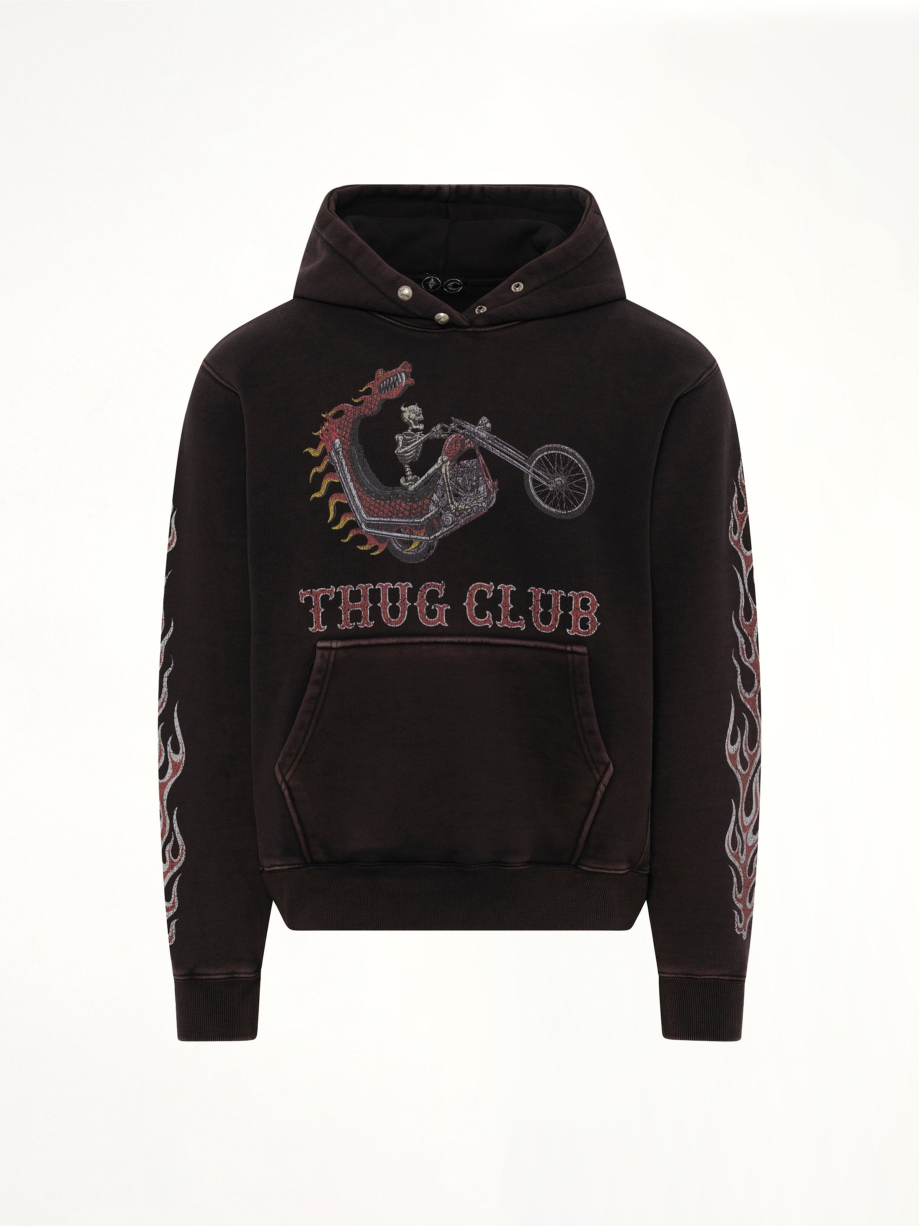 Dragon Chopper Hoodie in Black